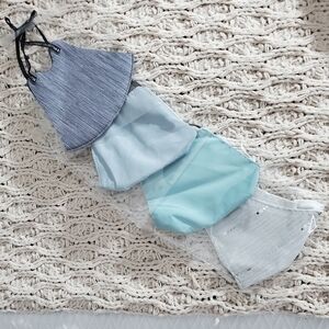 Reusable Masks Double Layered Adjustable Straps X4- New unused